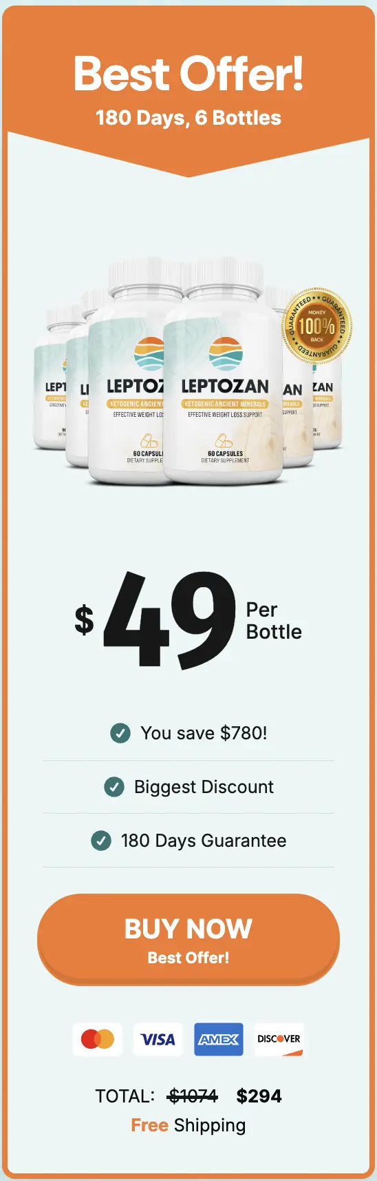 Leptozan 6 bottles
